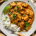 Cape Malayan Chicken curry with rice